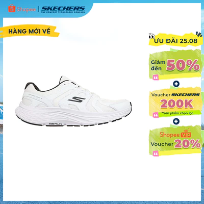 [ĐỘC QUYỀN ONLINE] Giày Thể Thao Nam Skechers GOrun Consistent 3 Core Track Chạy Bộ Tập luyện - 221263-WBK
