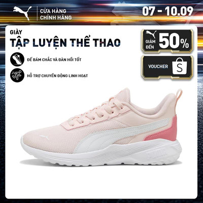 Giày Thể Thao PUMA Unisex Anzarun 2 Lite SLIPTECH Jasmine Flower-White-Wild Pink Màu Hồng