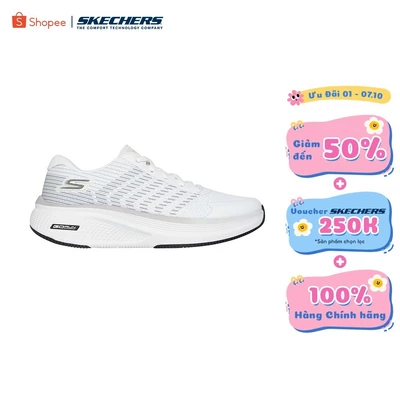 Giày Thể Thao Nam Skechers Performance GOrun Elevate 2.0 Badric - 220858-WHT Air-Cooled Goga Mat