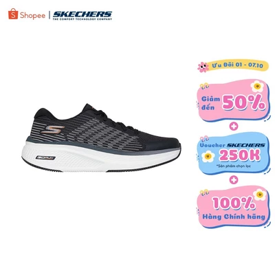 Giày Thể Thao Nam Skechers Performance GOrun Elevate 2.0 Badric - 220858-BLK Air-Cooled Goga Mat