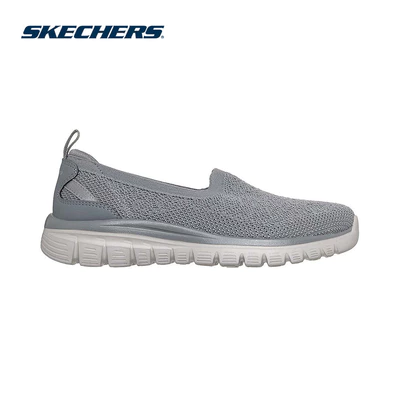 Giày Búp Bê Nữ Skechers Modern Comfort Graceful Silent Charm - 100964-GRY Air-Cooled Memory Foam