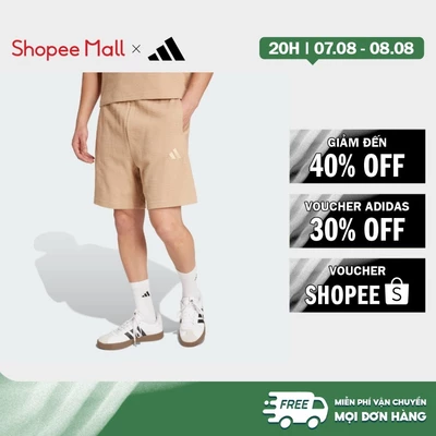 [Duy nhất 8.8 - VOUCHER 30%]adidas Phong cách sống Quần short 7 inch ALL SZN vải dệt kim waffle Nam nâu JL6563