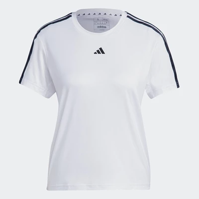 adidas Gym & Training Áo Thun 3 Sọc Train Essentials AEROREADY Nữ trắng IC5040