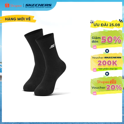 Vớ Thể Thao Nữ Skechers Performance Socks Crew Socks (2 Pairs) - P425W241-038R