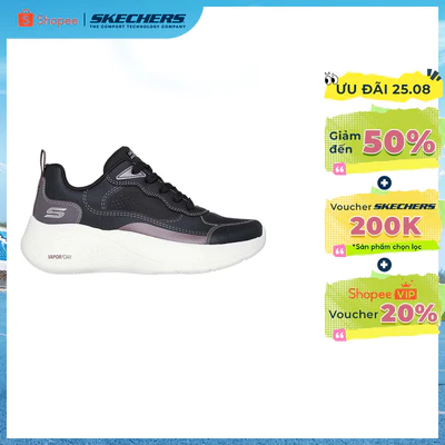 Giày Thể Thao Nữ Skechers BOBS Sport Infinity Vapor Sole Thường Ngày - 117553-BLK Memory Foam