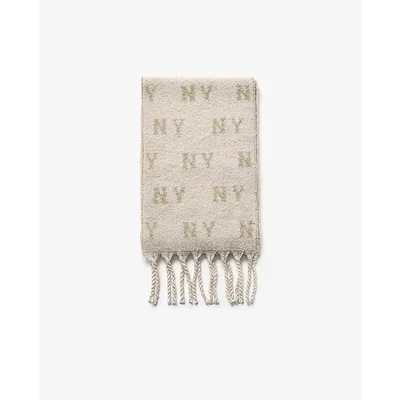 MLB - Khăn choàng unisex tua rua Monogram_3AMFM0156-50CRS