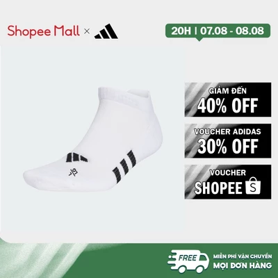 [Duy nhất 8.8 - VOUCHER 30%]adidas Gym & Training Bộ 3 Đôi Tất Cổ Thấp Lót Đệm Chuyên Dụng Unisex trắng HT3449