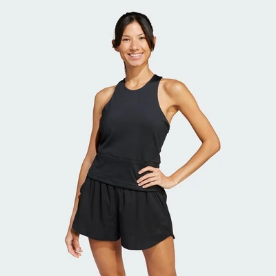 adidas Quần vợt Áo Tank Top Chữ Y Chiều Dài Trung Bình Tennis Climacool Nữ Đen JG3573