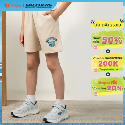 Quần Đùi Thể Thao Bé Trai Skechers Urban Outdoor Shorts-SL325B271-00CN Online Sale