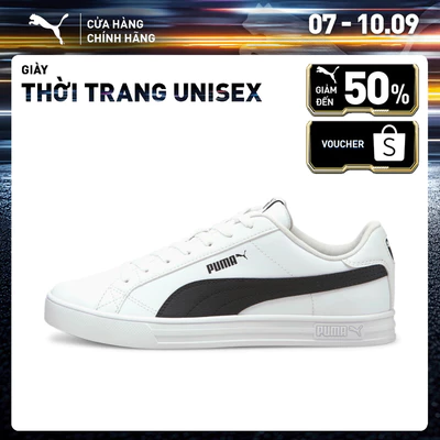 Giày thời trang PUMA Unisex Smash Vulcanised V3 Low Màu Đen