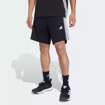 adidas Gym & Training QUẦN SHORT TẬP DỆT KIM ESSENTIALS ALL-SET 3 GẠCH Nam Đen KA2571