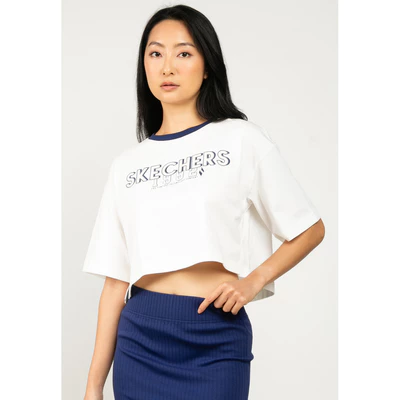 Áo Thun Tay Ngắn Nữ Skechers Skechers Authentic - Iconic Short Sleeve Tee - SL425W466-00QF