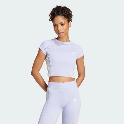 adidas Gym & Training Áo Thun Gân Hyperglam Nữ Màu tím JC7231