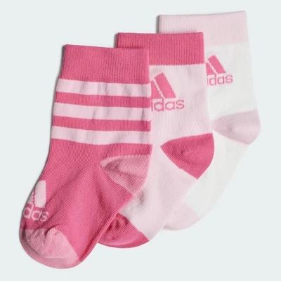 adidas Phong cách sống Bộ 3 Đôi Tất Graphic Trẻ em Hồng IA3941