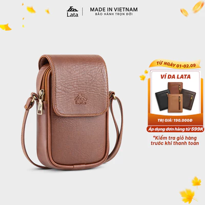 Túi Lata (Thời trang nữ đi chơi cỡ nhỏ - Túi đeo chéo da HN123)