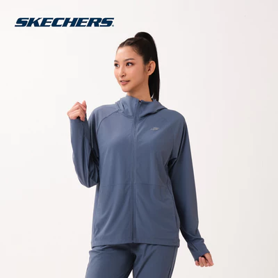 Áo Khoác Có Nón Unisex Skechers Walking Performance Hooded Jacket - SP126U017-02F1