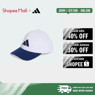 [Duy nhất 8.8 - VOUCHER 30%]adidas Lifestyle BASEBALL CAP FLEXFIT Unisex White KF0407