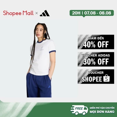 [Duy nhất 8.8 - VOUCHER 30%]adidas Phong cách sống ÁO THUN GRAPHIC ANIMAL POP Nữ trắng KT2777
