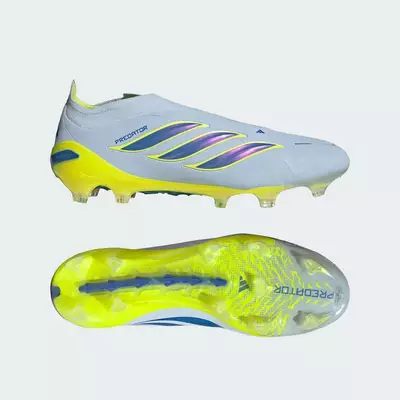adidas Football PREDATOR ELITE Laceless Firm Ground Football Boots Unisex Blue JS0410