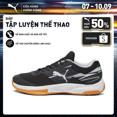 Giày Thể Thao PUMA Unisex Varion II Black-Cool Light Gray-Yellow Blaze-Gum Màu Đen