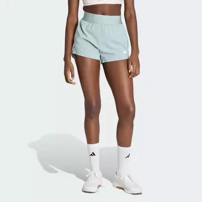 adidas Gym & Training Quần Short Dệt Thoi Hyperglam Nữ màu xanh lá KR0421