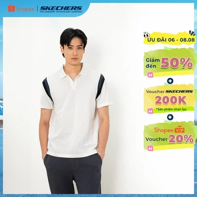 Polo Tee Nam Skechers Basketball Culture Polo Tee-SL325M376-00QF Online Sale