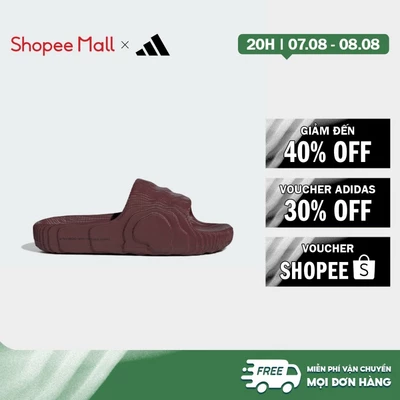 [Duy nhất 8.8 - VOUCHER 30%]adidas Lifestyle Adilette 22 Slides Women Burgundy JH9691