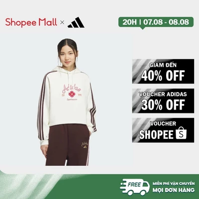 [Duy nhất 8.8 - VOUCHER 30%]adidas Phong cách sống ÁO SWEATSHIRT CÓ MŨ LUNAR NEW YEAR Nữ trắng KH2695