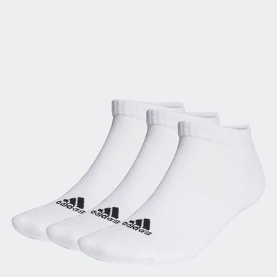 adidas Phong cách sống & Bóng rổ & Bóng lưới Bộ 3 Đôi Tất Cổ Thấp Lót Đệm Unisex trắng HT3434