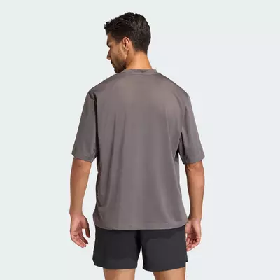 adidas Gym & Training Áo Thun Lưới Tập Luyện D4T PrimeLift Essentials Nam nâu KF0956