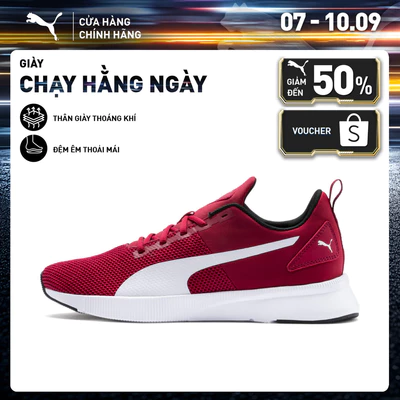 Giày Chạy Bộ PUMA Unisex FLYER RUNNER Rhubarb-White Màu Đỏ