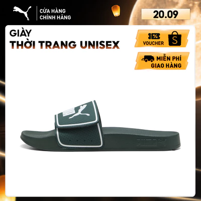 Dép Quai Ngang PUMA Unisex Leadcat 2.0 V Green Terrain-White Màu Xanh Lá