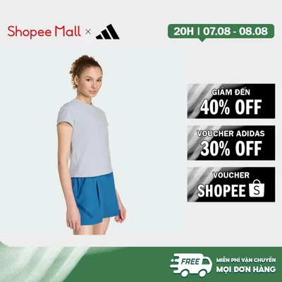 [Duy nhất 8.8 - VOUCHER 30%]adidas Lifestyle adidas Z.N.E. Baby Tee Women Grey KC7741