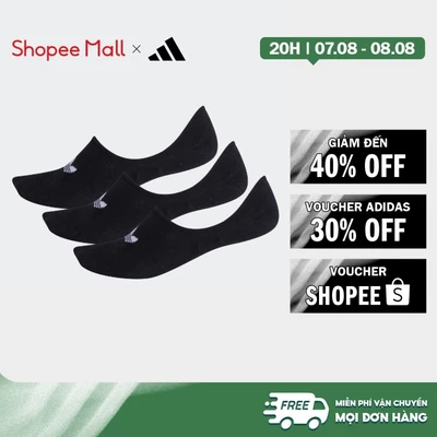 [Duy nhất 8.8 - VOUCHER 30%]adidas Phong cách sống Bộ 3 đôi tất ẩn Unisex Đen FM0677