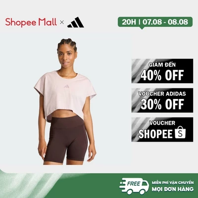 [Duy nhất 8.8 - VOUCHER 30%]adidas Gym & Training Áo Tank Top Lửng 3 Gạch Boxy Power Workout Nữ Màu tím KE8052
