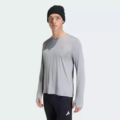 adidas Chạy Áo Dài Tay adi365 Running Essentials Nam Xám KE8420
