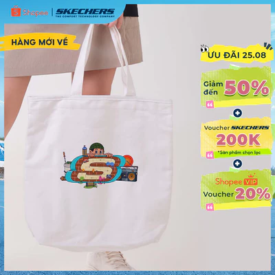 Túi Tote Unisex Skechers Skechers X Cloakwork Tote Bag - SL326U663-02SB