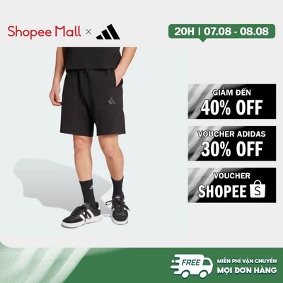 [Duy nhất 8.8 - VOUCHER 30%]adidas Phong cách sống Quần short 7 inch ALL SZN vải dệt kim waffle Nam Đen JL6561