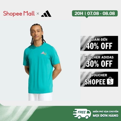 [Duy nhất 8.8 - VOUCHER 30%]adidas Padel Tennis Áo Thun Graphic Padel Nam màu xanh lá JM8959