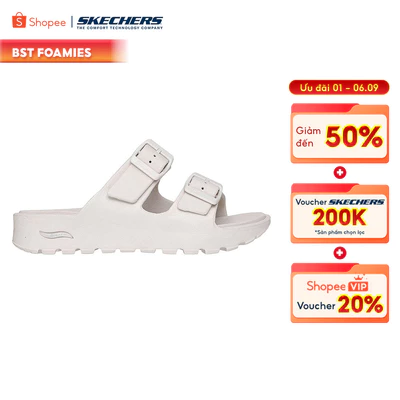 Giày Clog Nữ Skechers Foamies Arch Fit Footsteps Desire - 111304-TPE APMA