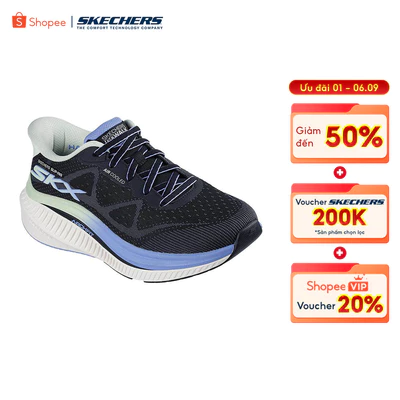 Giày Thể Thao Nữ Skechers Slip-ins GOwalk Max Cushioning Arch Fit Areena Đi Bộ - 125582-BKMT APMA Online Sale