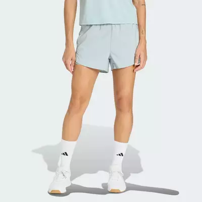 adidas Gym & Training Quần Short Tập Luyện 2 trong 1 Essentials Nữ màu xanh lá KC0440