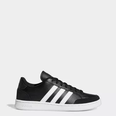 adidas Phong cách sống Giày Grand Court SE Unisex Đen FW6690
