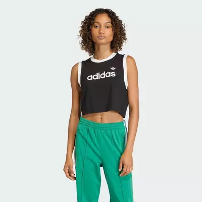 adidas Lifestyle LINEAR TANK Women Black KD7979