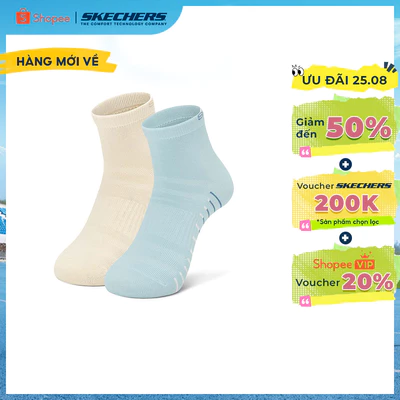 Vớ Thể Thao Nữ Skechers Performance Socks Quarter Socks (2 Pairs) - P226W161-06JS