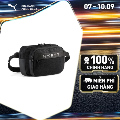 Túi Đeo Chéo Thể Thao PUMA Unisex x HYROX Waistbag Black Màu Đen