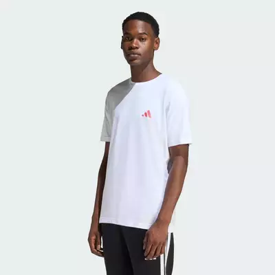 adidas Lifestyle I LIKE THE STRIPES GRAPHIC T-SHIRT Men White JZ5023