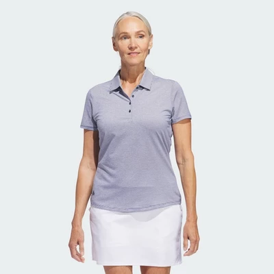 adidas Đánh gôn Áo Polo Ngắn Tay Ottoman Nữ Nữ Màu xanh da trời IP8674