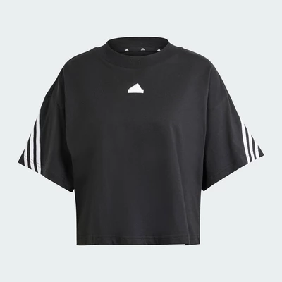 adidas Lifestyle Future Icons 3-Stripes Tee Women Black IP1571