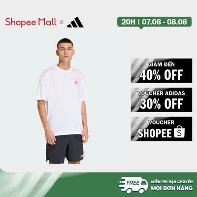 [Duy nhất 8.8 - VOUCHER 30%]adidas Gym & Training Áo Thun Graphic CLIMACOOL FUN TRAINING Nam trắng KB9411